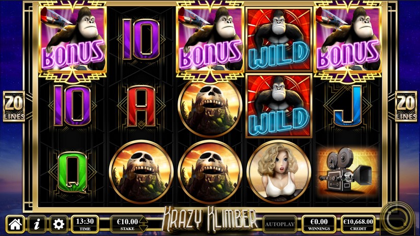 Krazy Klimber slot screen 3