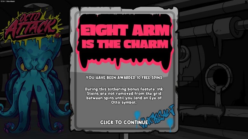 Octo Attack slot screen 3