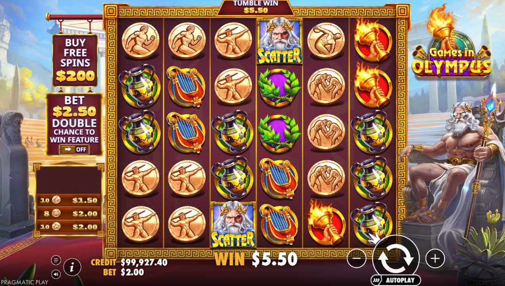 Games in Olympus slot review