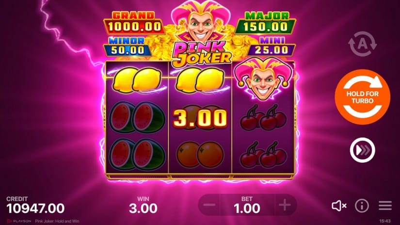 Pink Joker: Hold and Win slot screen 3