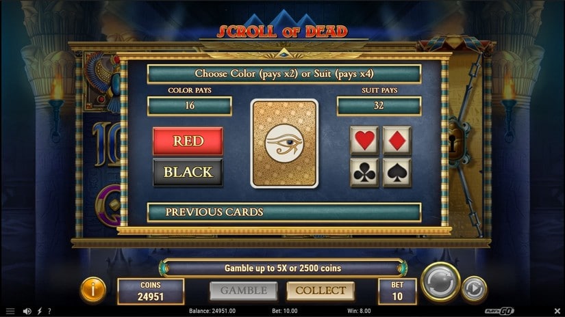 Scroll of Dead slot screen 3