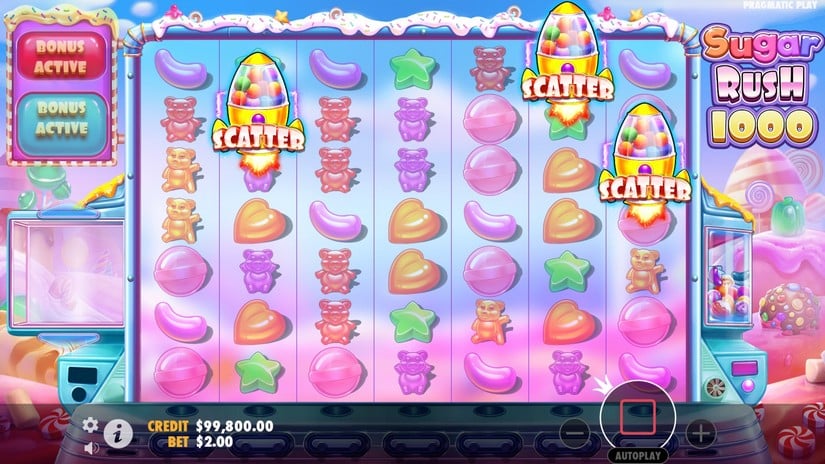 Sugar Rush 1000 slot screen 2