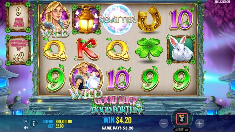 Good Luck & Good Fortune slot screen 4