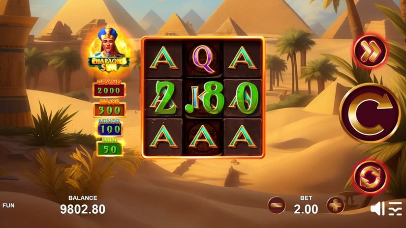 Pharaon’s Sun slot screen 4