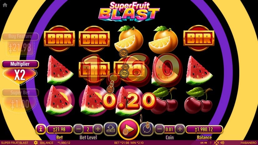 Super Fruit Blast slot screen 4