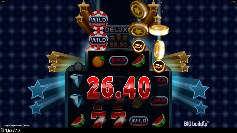 777 Super BIG BuildUp Deluxe slot screen 3