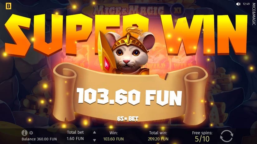 Mice & Magic Wonder Spin slot screen 5