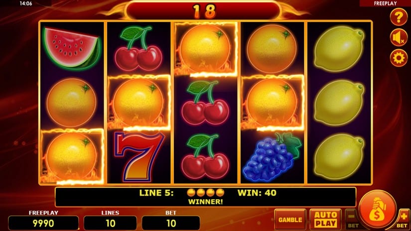 Hot Choice Deluxe slot screen 2