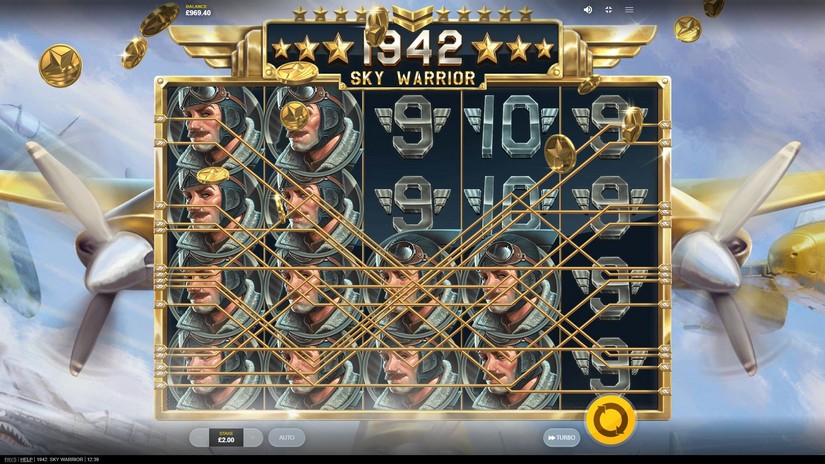 1942: Sky Warrior slot screen 4