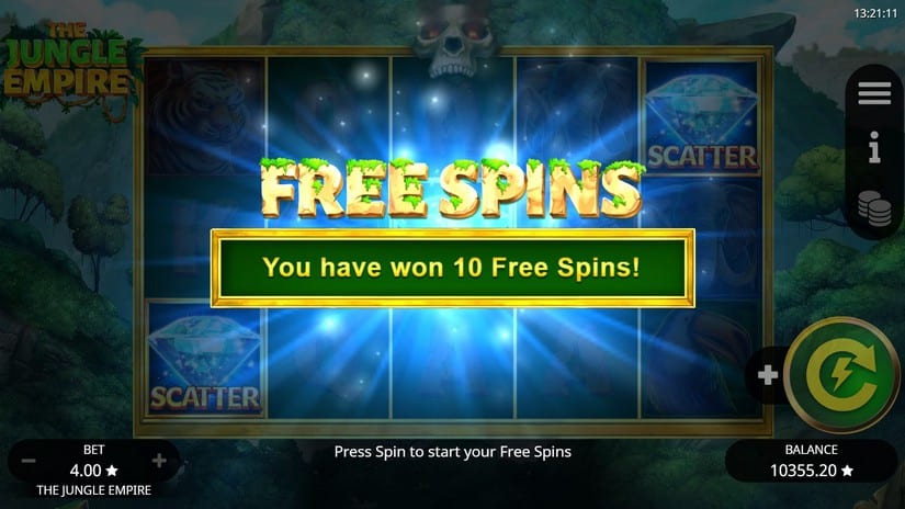 The Jungle Empire slot screen 4