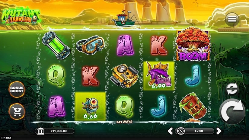 Mutant Trawlers slot screen 1