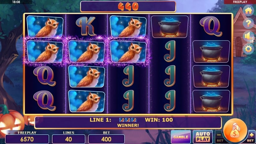 Wild Witches slot screen 3