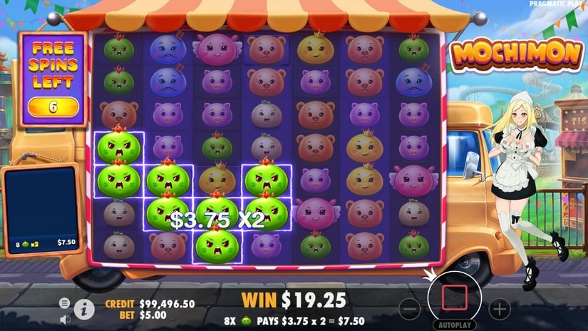 Mochimon slot screen 6
