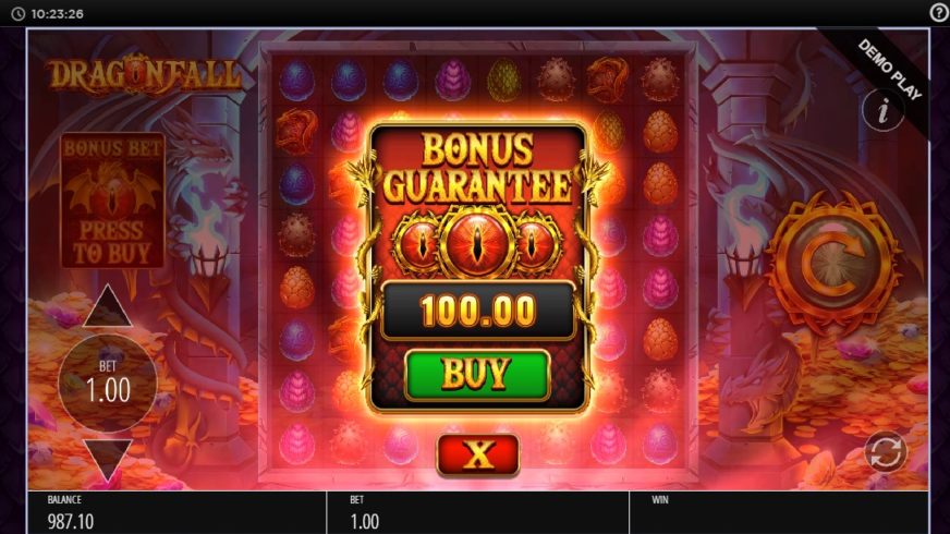 Dragon Fall slot screen 2