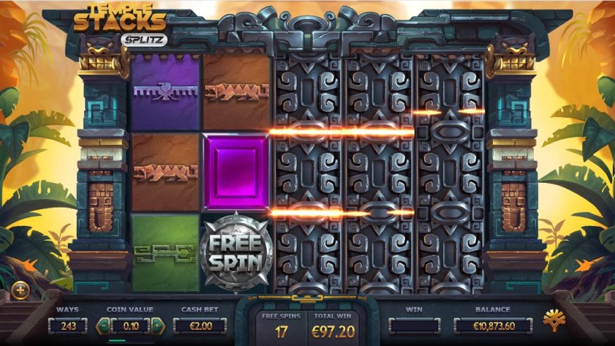Temple Stacks slot screen 5