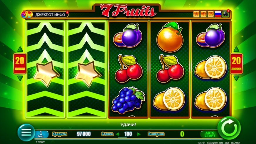 7 Fruits slot screen 3