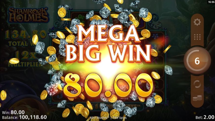 Shamrock Holmes Megaways slot screen 5
