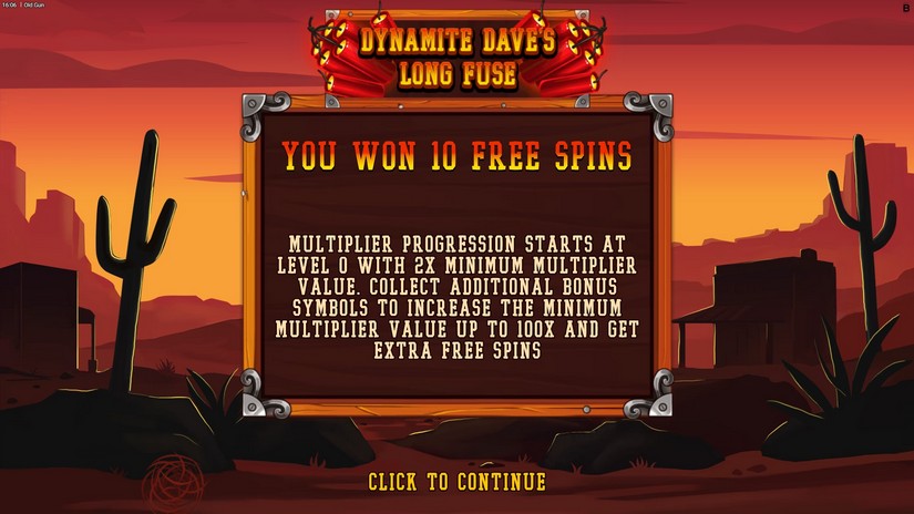 Old Gun slot screen 3