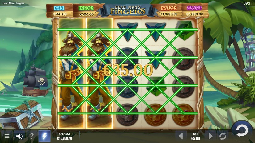 Dead Mans Fingers slot screen 3