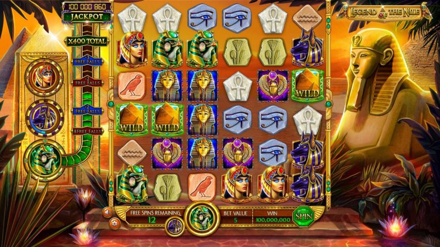 Legend Of The Nile slot screen 1