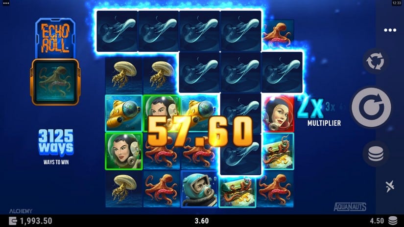 Aquanauts slot screen 3