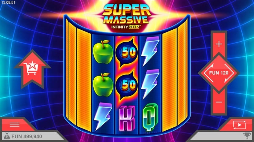 Super Massive Infinity Reels slot screen 1