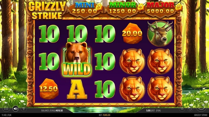 Grizzly Strike Hold and Win slot screen 3