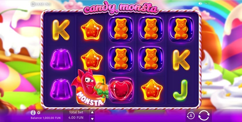 Candy Monsta slot screen 1