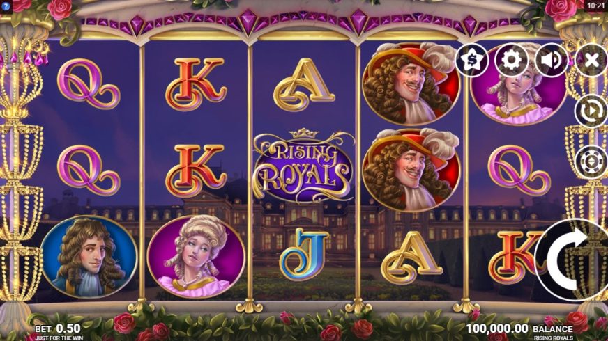 Rising Royals slot screen 1