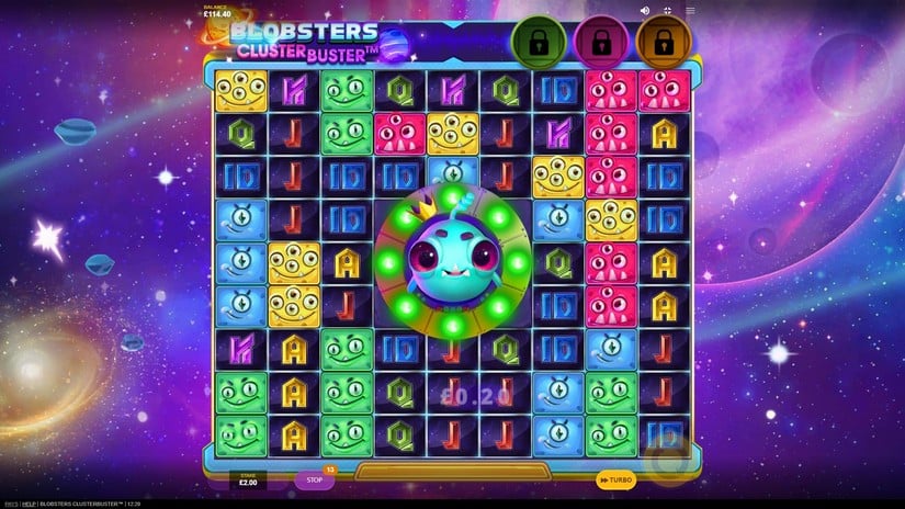 Blobsters Clusterbuster slot screen 4