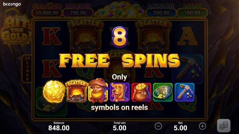 Hit The Gold slot screen 5