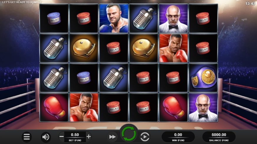 Let’s Get Ready To Rumble slot screen 1