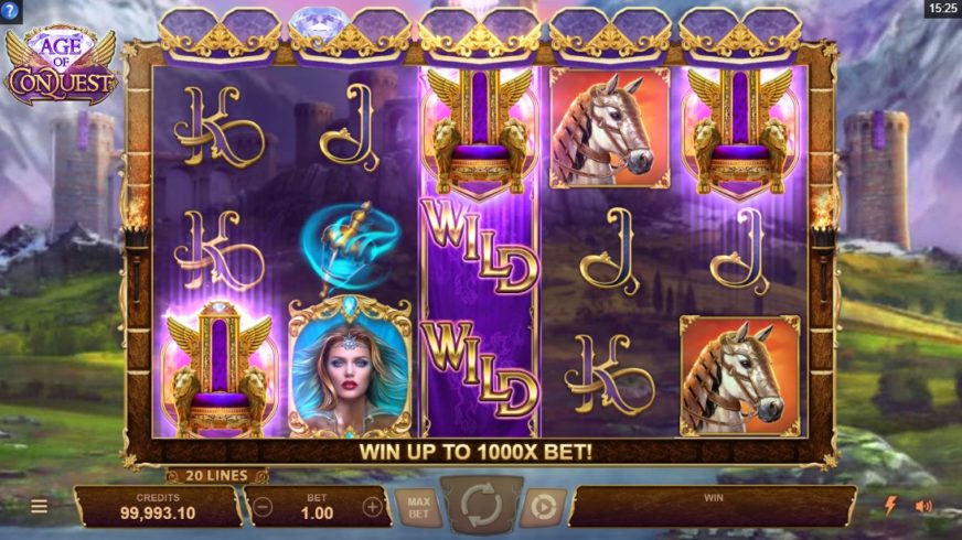 Age of Conquest slot screen 3