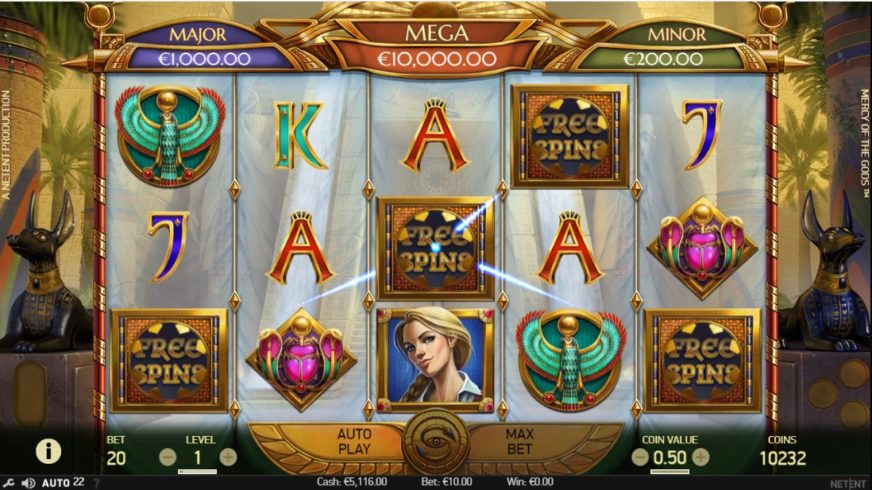Mercy of the Gods slot screen 3
