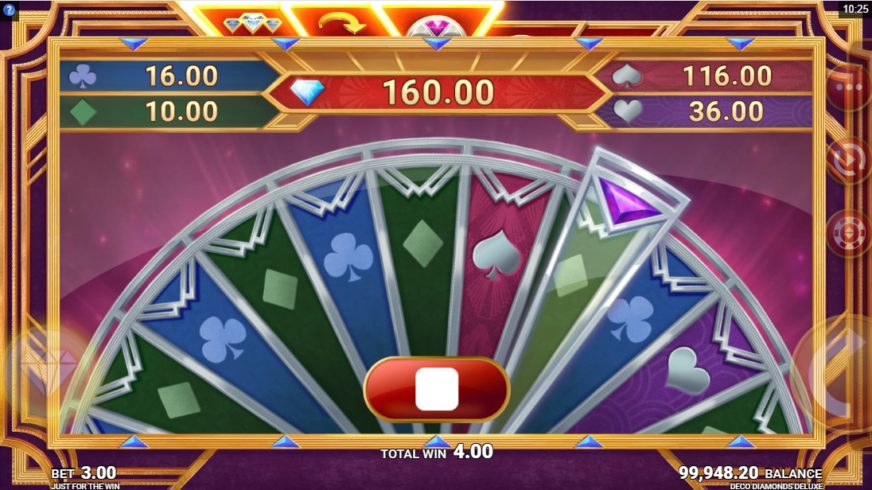 Deco Diamonds Deluxe slot screen 4