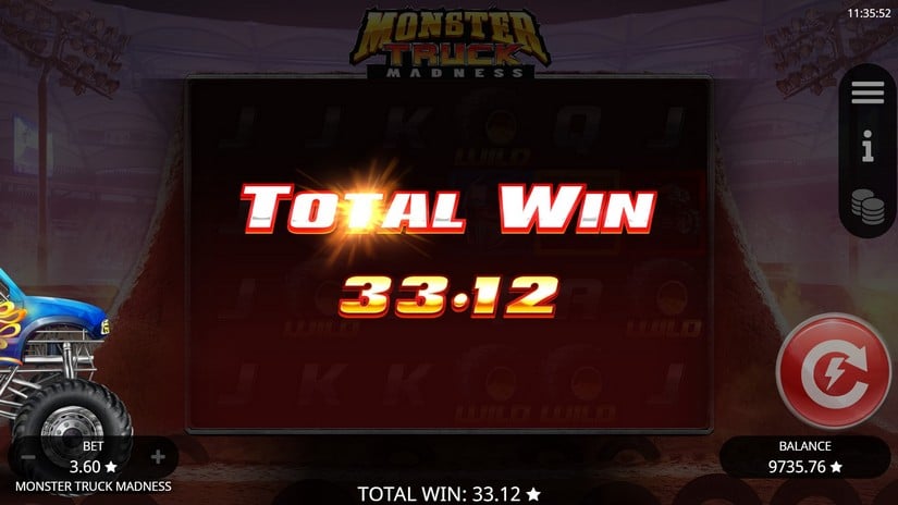 Monster Truck Madness slot screen 8
