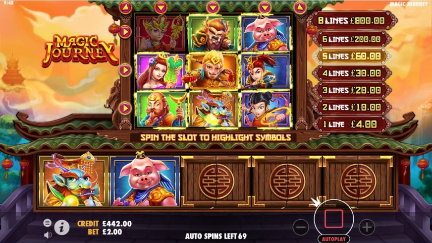 Magic Journey slot screen 4