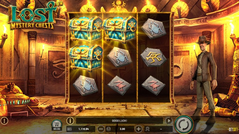 Lost Mystery Chests slot screen 2