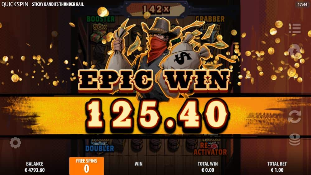 Sticky Bandits Thunder Rail online slot