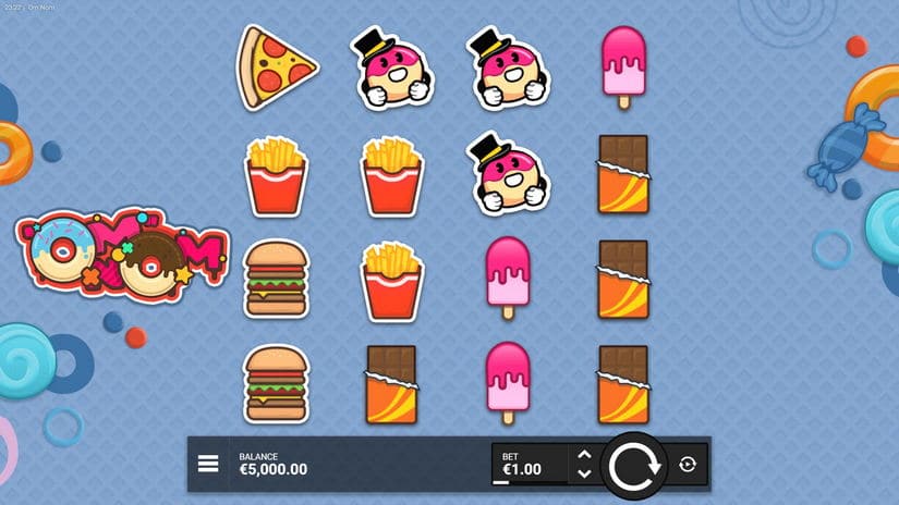 Om Nom slot screen 1