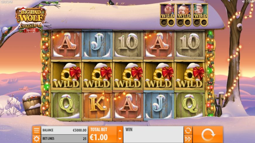 Big Bad Wolf Christmas Special slot screen 1