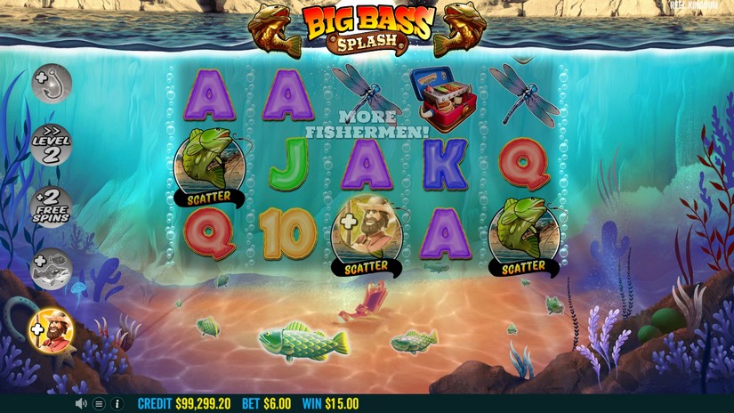 Big Bass Splash slot screen 4