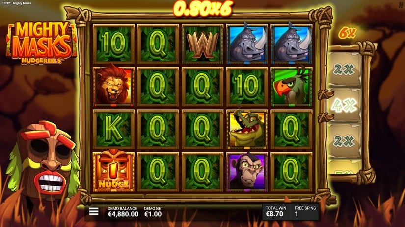 Mighty Masks slot screen 6