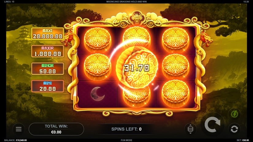 Mooncake Dragons Hold and Win slot screen 4