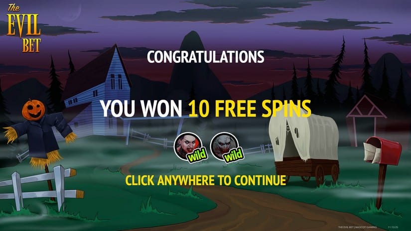 Evil Bet slot screen 4