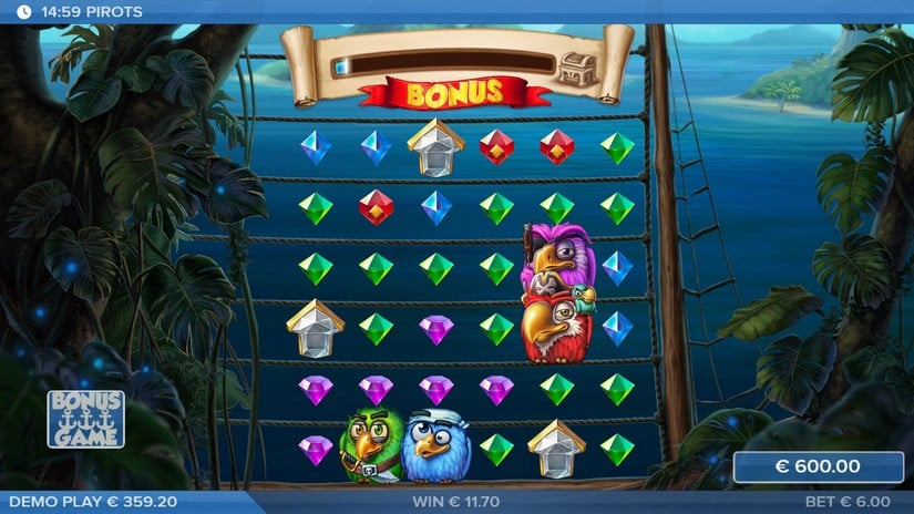 Pirots slot screen 5