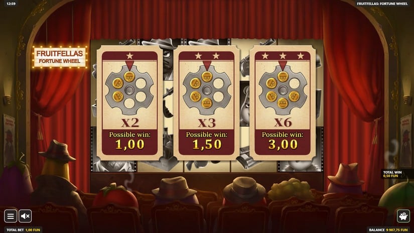 Fruitfellas Fortune Wheel slot screen 3