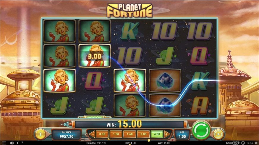 Planet Fortune slot screen 1