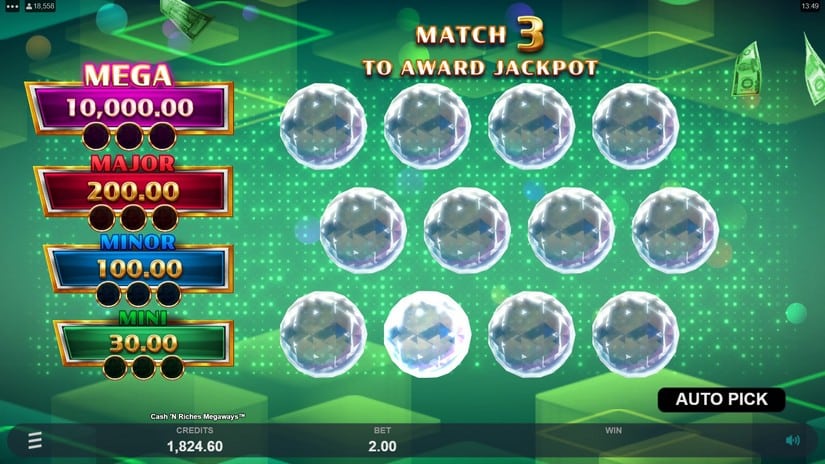 Cash ‘N Riches Megaways slot screen 3