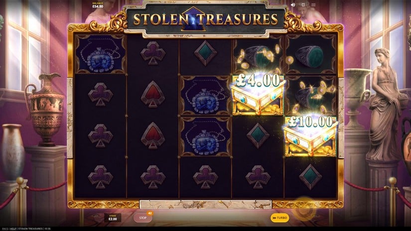 Stolen Treasures slot screen 4